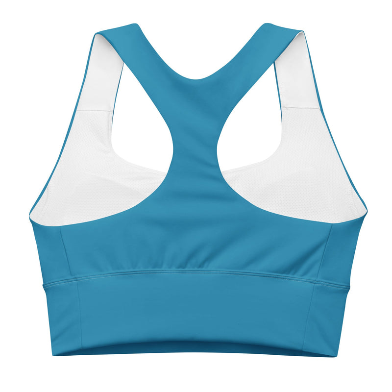 Happy Fast Blue Sports Bra