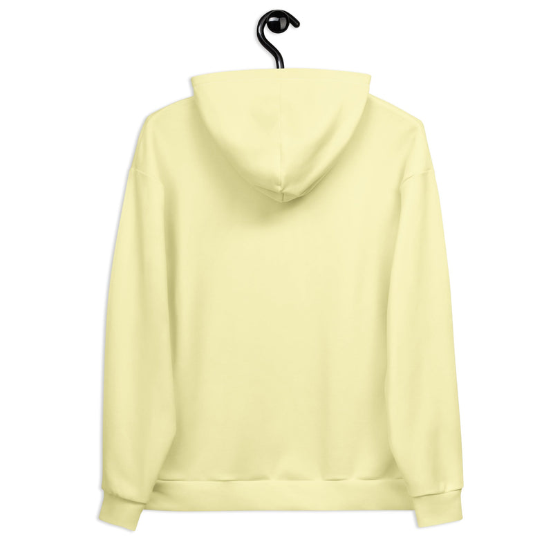 XLR8happy Resort Hoodie, Light Yellow, A Happy Hoodie with a Wish of Happiness for the World