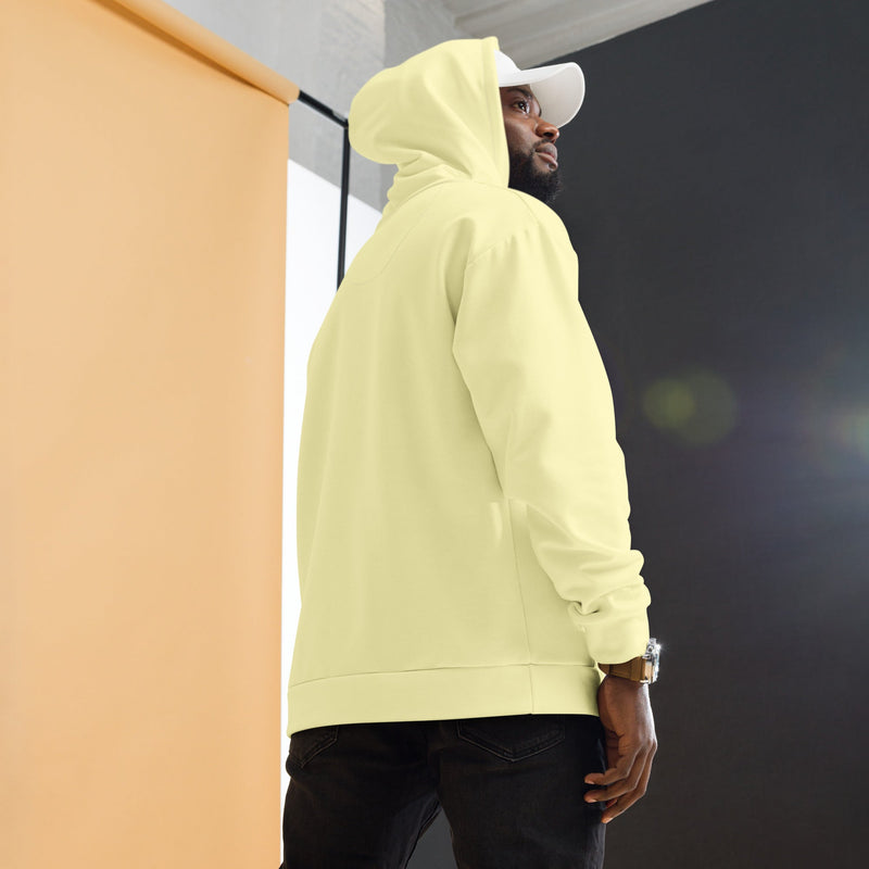 XLR8happy Resort Hoodie, Light Yellow, A Happy Hoodie with a Wish of Happiness for the World