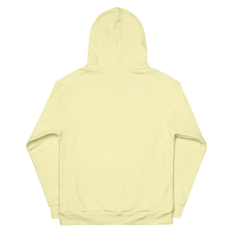 XLR8happy Resort Hoodie, Light Yellow, A Happy Hoodie with a Wish of Happiness for the World