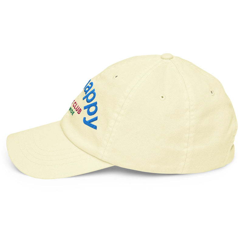 XLR8happy Resort Baseball Hat, Light Yellow, A Happy Accessory with a Wish of Happiness for the World