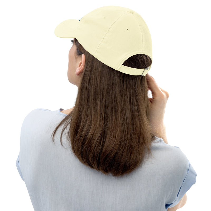 XLR8happy Resort Baseball Hat, Light Yellow, A Happy Accessory with a Wish of Happiness for the World