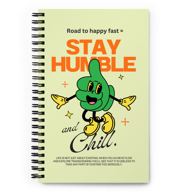 Rapidhoma Stay Humble Spiral Notebook