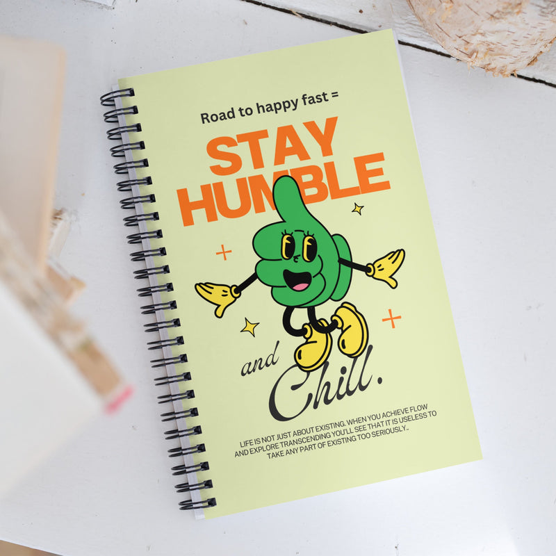 Rapidhoma Stay Humble Spiral Notebook