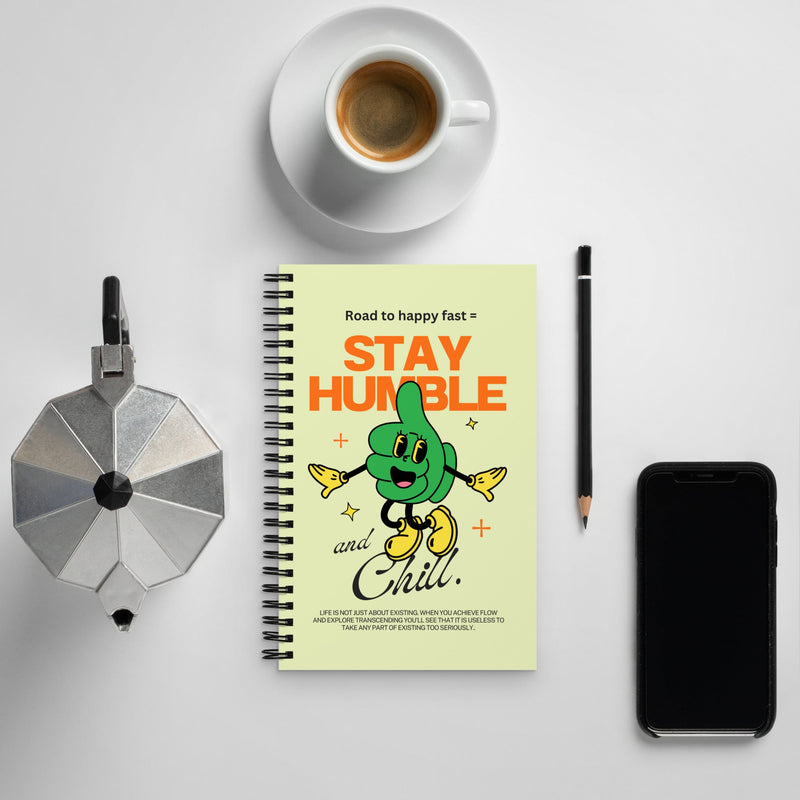 Rapidhoma Stay Humble Spiral Notebook