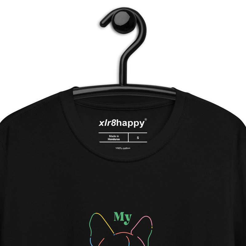 XLR8happy Happiness Accelerator, Boston Terrier, A Happy Garment with a Wish of Happiness for the World