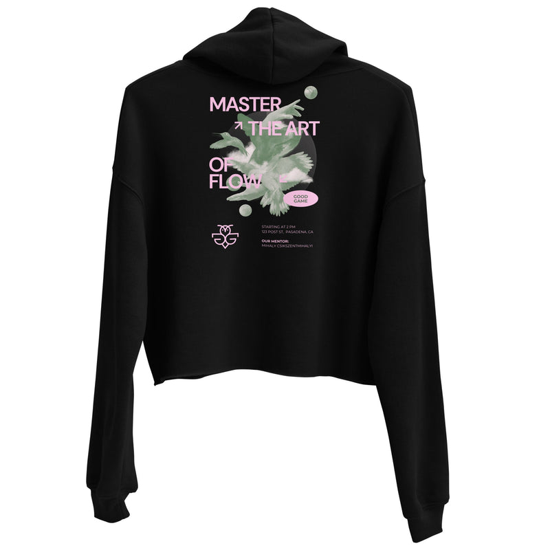 Art of Flow Crop Hoodie